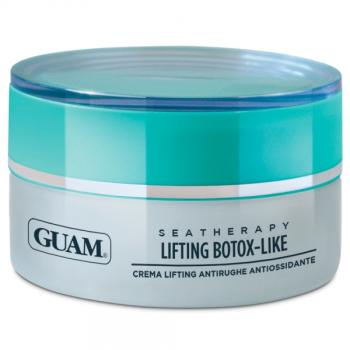 GUAM Seatherapy Antifaltencreme mit Hyaluronsäure | Botox-ähnlicher Lifting-Effekt für Gesicht, Hals & Dekolleté | 50 ml